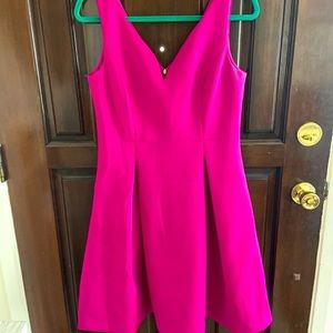 DKNY Magenta / Hot Pink Summer Dress (Size 10)